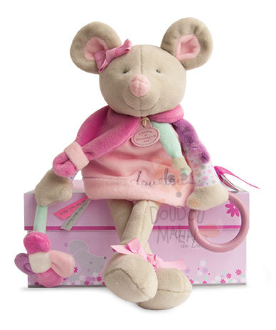  pearly the mouse activity doll pink purple 